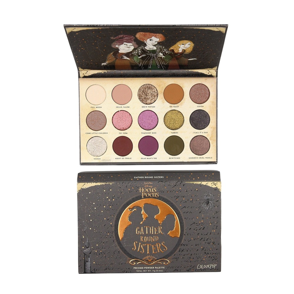ColourPop x Hocus Pocus - Gather Round Sisters Pressed Powder Palette